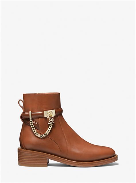 Hamilton Embellished Leather Ankle Boot 